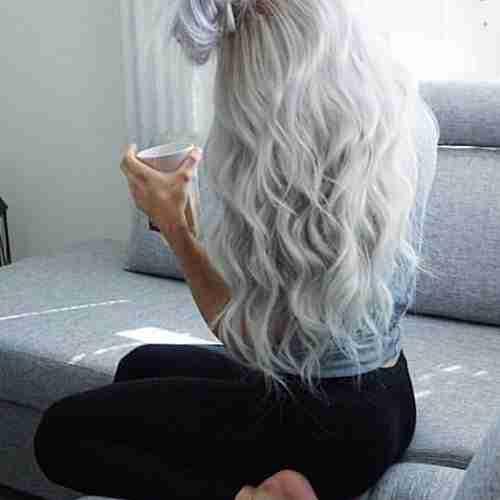 Kundebilde av hair extensions fra LuxusHair