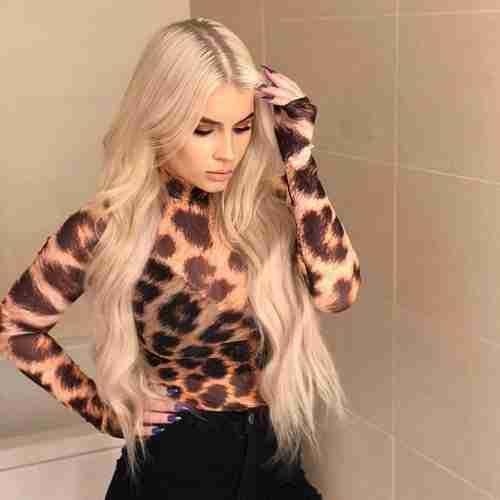 Kundebilde av hair extensions fra LuxusHair