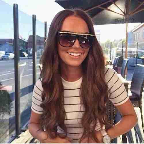 Kundebilde av hair extensions fra LuxusHair