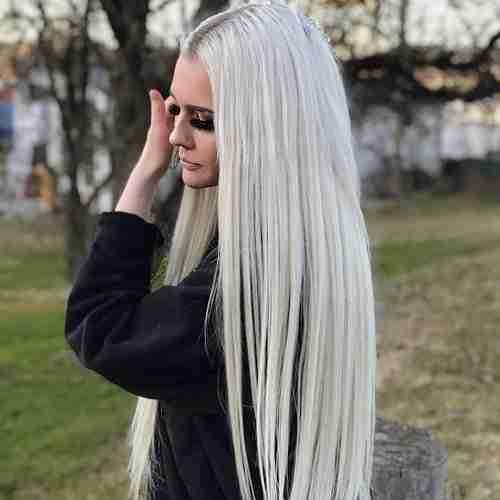 Kundebilde av hair extensions fra LuxusHair