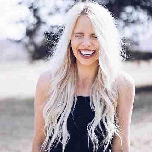 Kundebilde av hair extensions fra LuxusHair