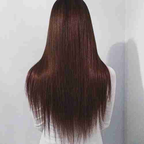 Kundebilde av hair extensions fra LuxusHair