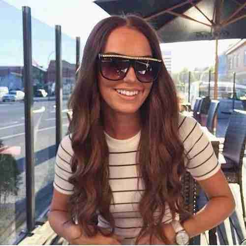 Kundebilde av hair extensions fra LuxusHair