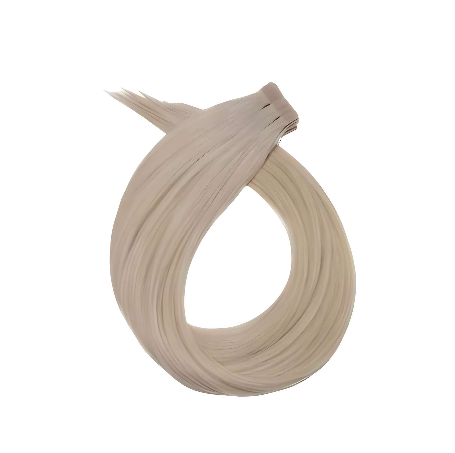 Tape Extensions - #90 Light blonde - 60 cm fra LuxusHair