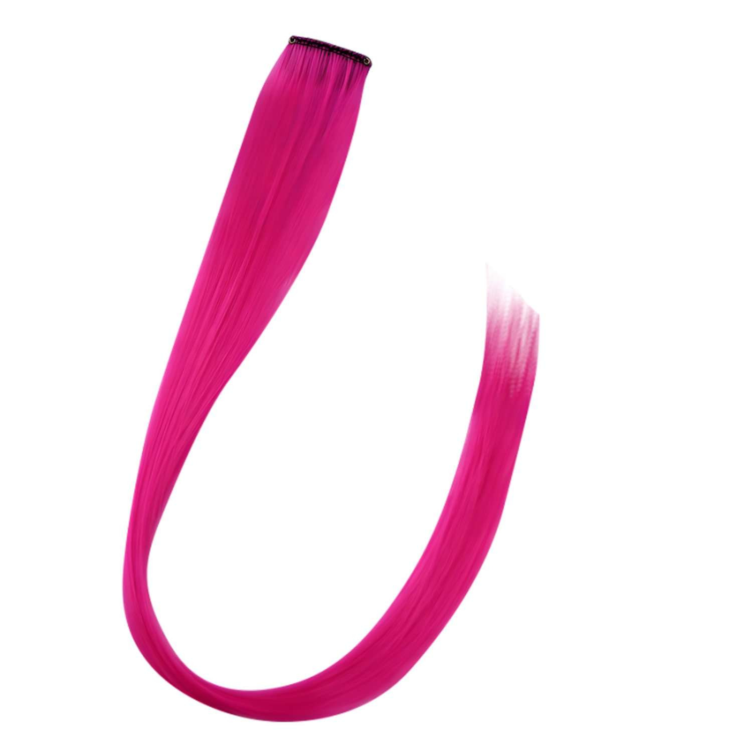 ColorFRESH clip on-stripe i mørk rosa, 50 cm