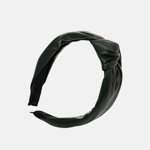 Faux Leather Hairband