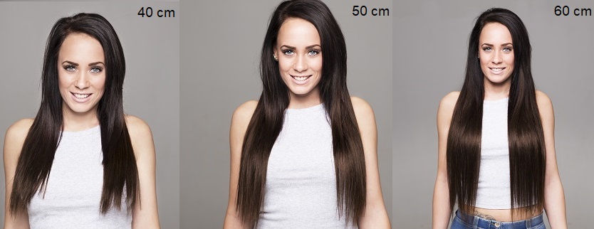 Choose the right length for your hair extensions